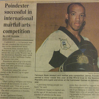 Poindexter Successful in International Martial Arts Competition